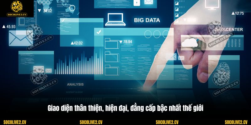 Giao diện thân thiện, hiện đại, đẳng cấp bậc nhất thế giới